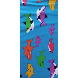 Foulards Printemps-été : turquoise requin