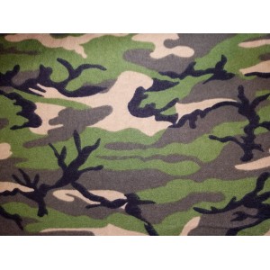 Foulards Les Camouflages vert (flanelle)