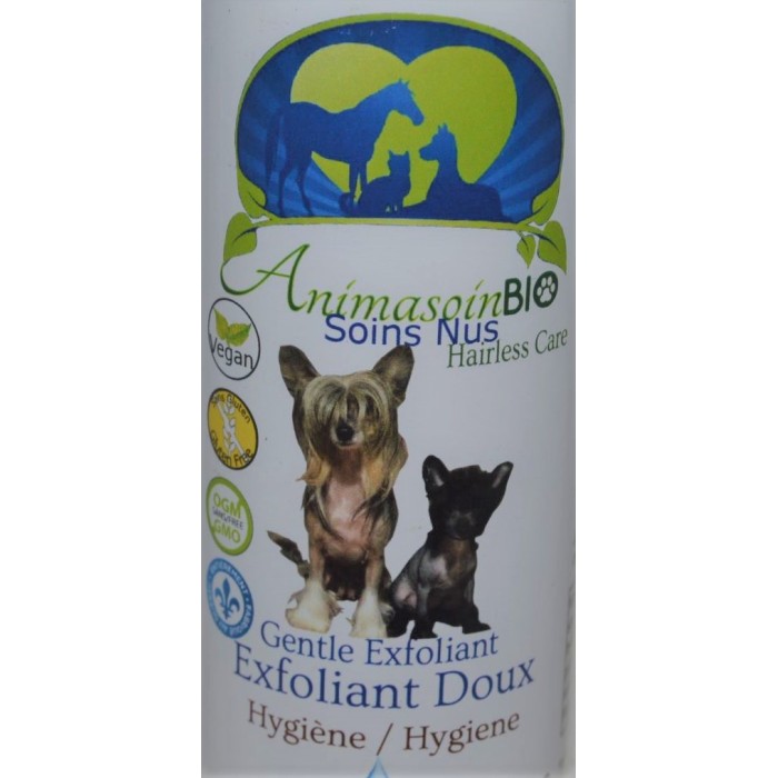 Trio soin chat et chien nu