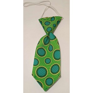 Cravates : grande : vert pois vert