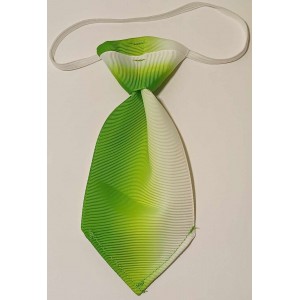 Cravates : moyen : vert/blanc