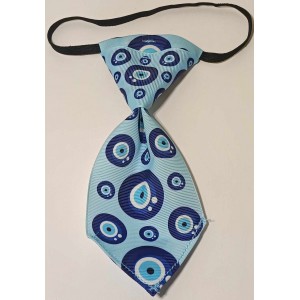 Cravates : moyen : bleu cercle bleu/blanc