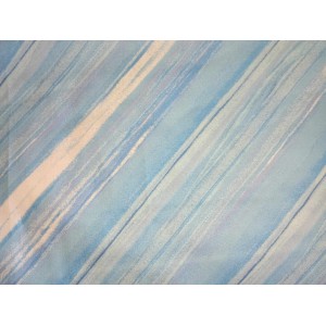Foulards Printemps-été : ligne bleuté/blanc : Moyen