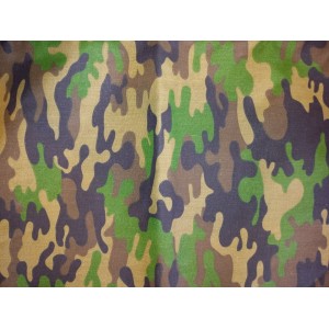 Foulards Les Camouflages : vert/brun/noir